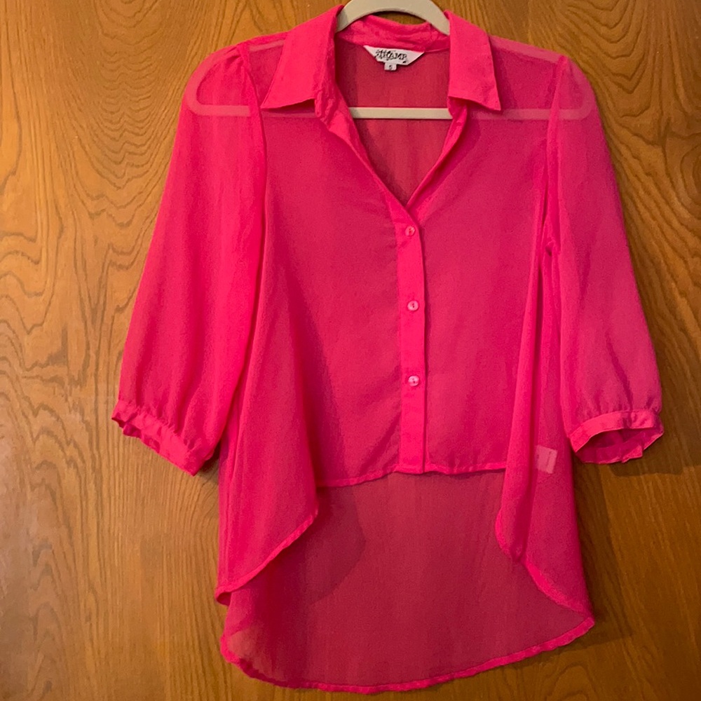 Tramp, Magenta Blouse, Small